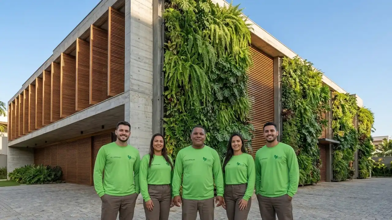 Parede Verde Natural E Arquitetura Viva Em Jardins Verticais Em São Paulo: Engenharia Botânica Para Arquitetura Viva Pela Eve Vertical Garden