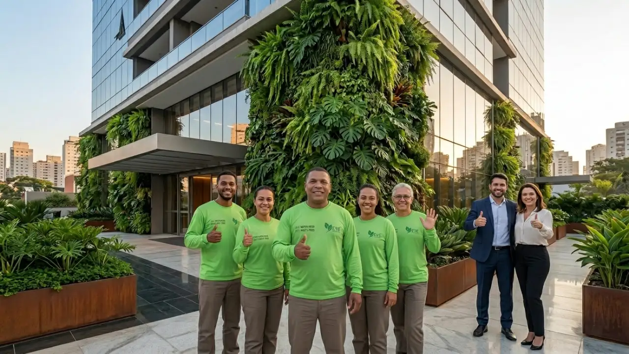 Ambiente Premium Com Torres E Jardins Verticais No Brooklin: Engenharia Botânica Em Ação